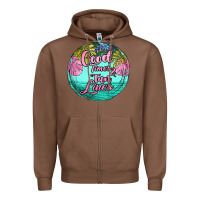 Chestnut good times and tan lines Zipper Hoodie - JahusDesignShop