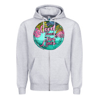 Heather Grey good times and tan lines Zipper Hoodie - JahusDesignShop