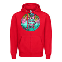 Red good times and tan lines Zipper Hoodie - JahusDesignShop