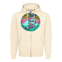 Sandshell good times and tan lines Zipper Hoodie - JahusDesignShop