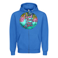 True Royal good times and tan lines Zipper Hoodie - JahusDesignShop