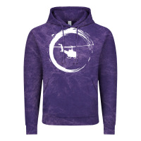 Cloud Purple helicopter Vintage Hoodie - artisFamous