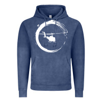 Vintage Denim helicopter Vintage Hoodie - artisFamous
