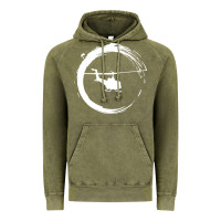 Vintage Olive helicopter Vintage Hoodie - artisFamous