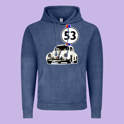 Herbie 53 Vintage Hoodie Designed By Artisfamous