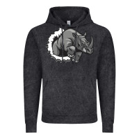 Vintage Black Rhino Vintage Hoodie - artisFamous