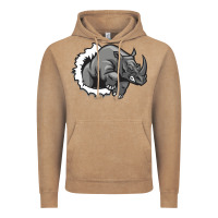 Vintage Coffee Rhino Vintage Hoodie - artisFamous