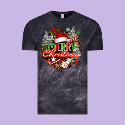 Merry Christmas Vintage Tee Designed By Fadigitalartstudio