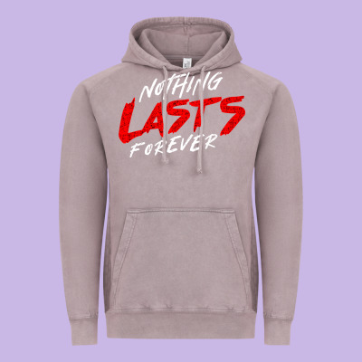 Nothing Lasts Forever Vintage Hoodie Designed By Artisfamous