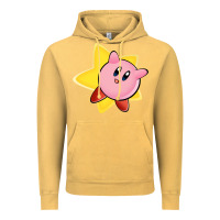 Vintage Mustard Kirby's Adventure Vintage Hoodie - artisFamous