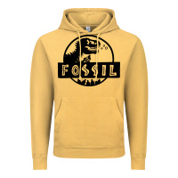 Vintage Mustard fossil dinosaur  wild life Vintage Hoodie - artisFamous