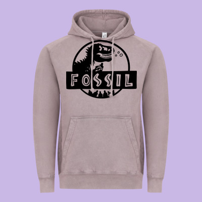 Fossil Dinosaur  Wild Life Vintage Hoodie Designed By Artisfamous