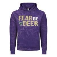 Cloud Purple fear the deer Vintage Hoodie - artisFamous