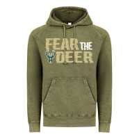 Vintage Olive fear the deer Vintage Hoodie - artisFamous