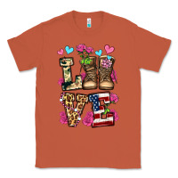 Copper love valentine's day army boots olivia Classic Tee - OliviaCreatesArt