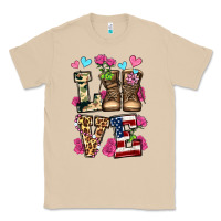 Mushroom love valentine's day army boots olivia Classic Tee - OliviaCreatesArt