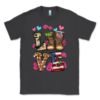 Smoke love valentine's day army boots olivia Classic Tee - OliviaCreatesArt