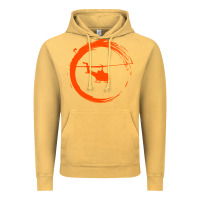 Vintage Mustard helicopter Vintage Hoodie - artisFamous