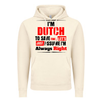 Vintage Artic i'm dutch to save time let's just assume i'm alway Vintage Hoodie - artisFamous
