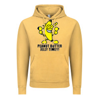 Vintage Mustard peanut butter jelly time banana Vintage Hoodie - artisFamous