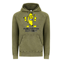 Vintage Olive peanut butter jelly time banana Vintage Hoodie - artisFamous