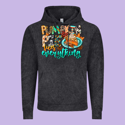 Pumpkin Pie Fixes Everything Vintage Hoodie Designed By Cowhidedigitalart