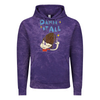 Cloud Purple Damm It All Vintage Hoodie - artisFamous