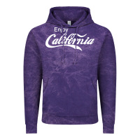 Cloud Purple enjoy california Vintage Hoodie - artisFamous