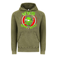 Vintage Olive voodoo glow skulls Vintage Hoodie - artisFamous