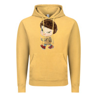 Vintage Mustard Little Yoshitomo Knives Vintage Hoodie - artisFamous