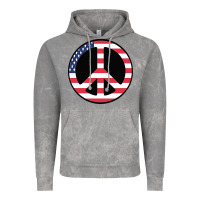 United States Peace Symbol Vintage Hoodie | Teevron