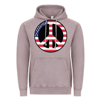 Vintage Zinc United states peace symbol Vintage Hoodie - artisFamous