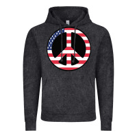Vintage Black United states peace symbol Vintage Hoodie - artisFamous