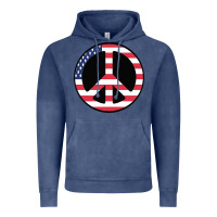 Vintage Denim United states peace symbol Vintage Hoodie - artisFamous