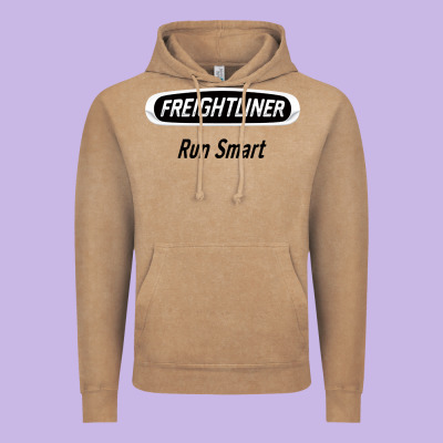Freightliner Run Smart Vintage Hoodie Designed By Artisfamous