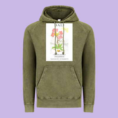 Dali Teatro Museo Figueras Vintage Hoodie Designed By Artisfamous