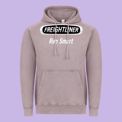Freightliner Run Smart Vintage Hoodie Designed By Artisfamous