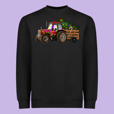 Christmas Farm Heavyweight Sweatshirt Designed By Ranaportraitstore