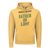 Vintage Mustard World's Greatest Father-In-Law - Dad and Grandpa Vintage Hoodie - artisFamous