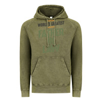 Vintage Olive World's Greatest Father-In-Law - Dad and Grandpa Vintage Hoodie - artisFamous