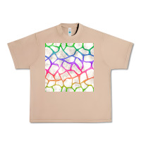 Burro Watercolor Rainbow Giraffe Seamless Pattern Urban Heavy Tee - BundleAndBundleShop