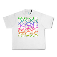 Lunar Rock Watercolor Rainbow Giraffe Seamless Pattern Urban Heavy Tee - BundleAndBundleShop