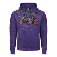 Cloud Purple Contemporary Miro Vintage Hoodie - artisFamous