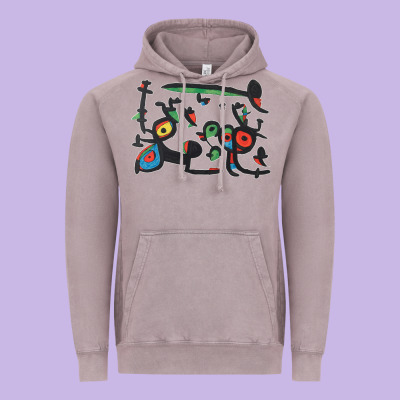 Contemporary Miro Vintage Hoodie Designed By Artisfamous