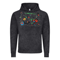 Vintage Black Contemporary Miro Vintage Hoodie - artisFamous