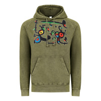 Vintage Olive Contemporary Miro Vintage Hoodie - artisFamous