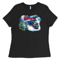 Black believe polar express Ladies Tee - FaDigitalArtStudio