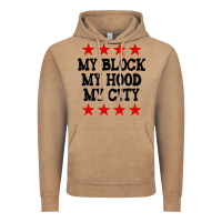 Vintage Coffee my block my hood my city Vintage Hoodie - artisFamous