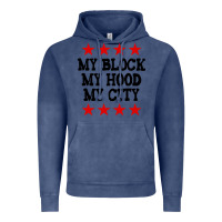 Vintage Denim my block my hood my city Vintage Hoodie - artisFamous
