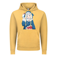 Vintage Mustard Smile Beautiful Gawr Gura Vintage Hoodie - artisFamous